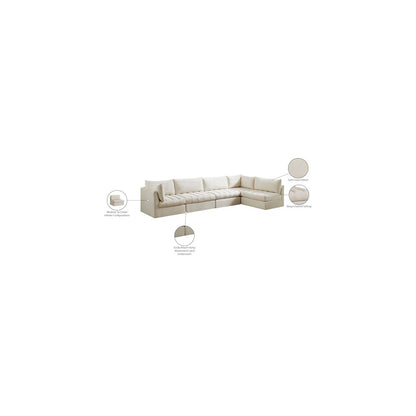 Jacob Cream Velvet Modular Sectional