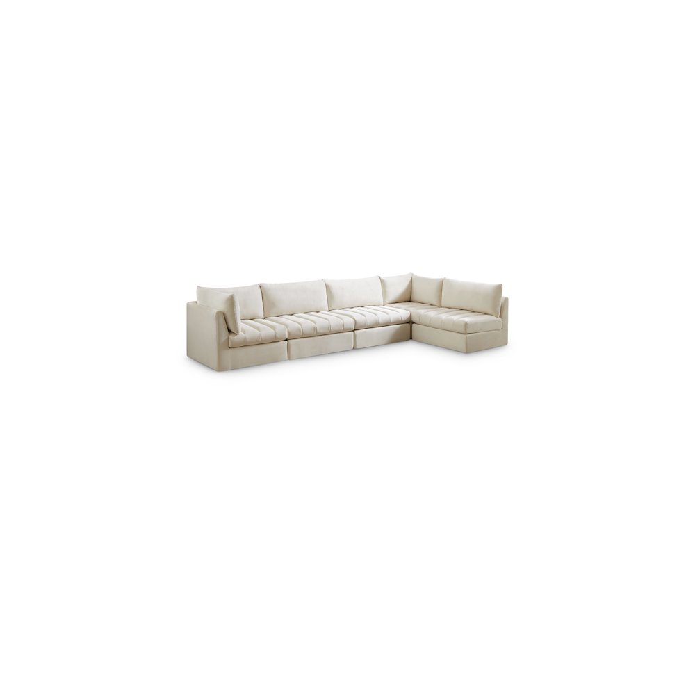 Jacob Cream Velvet Modular Sectional