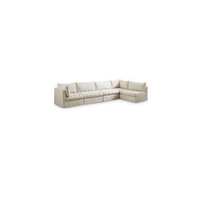 Jacob Cream Velvet Modular Sectional