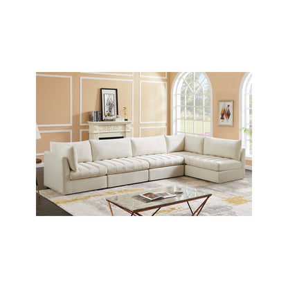 Jacob Cream Velvet Modular Sectional