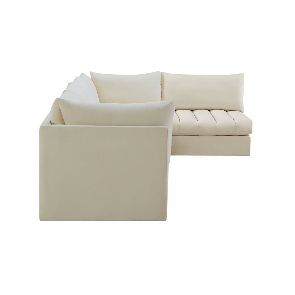 Jacob Cream Velvet Modular Sectional