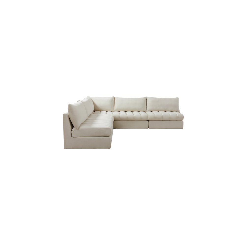 Jacob Cream Velvet Modular Sectional