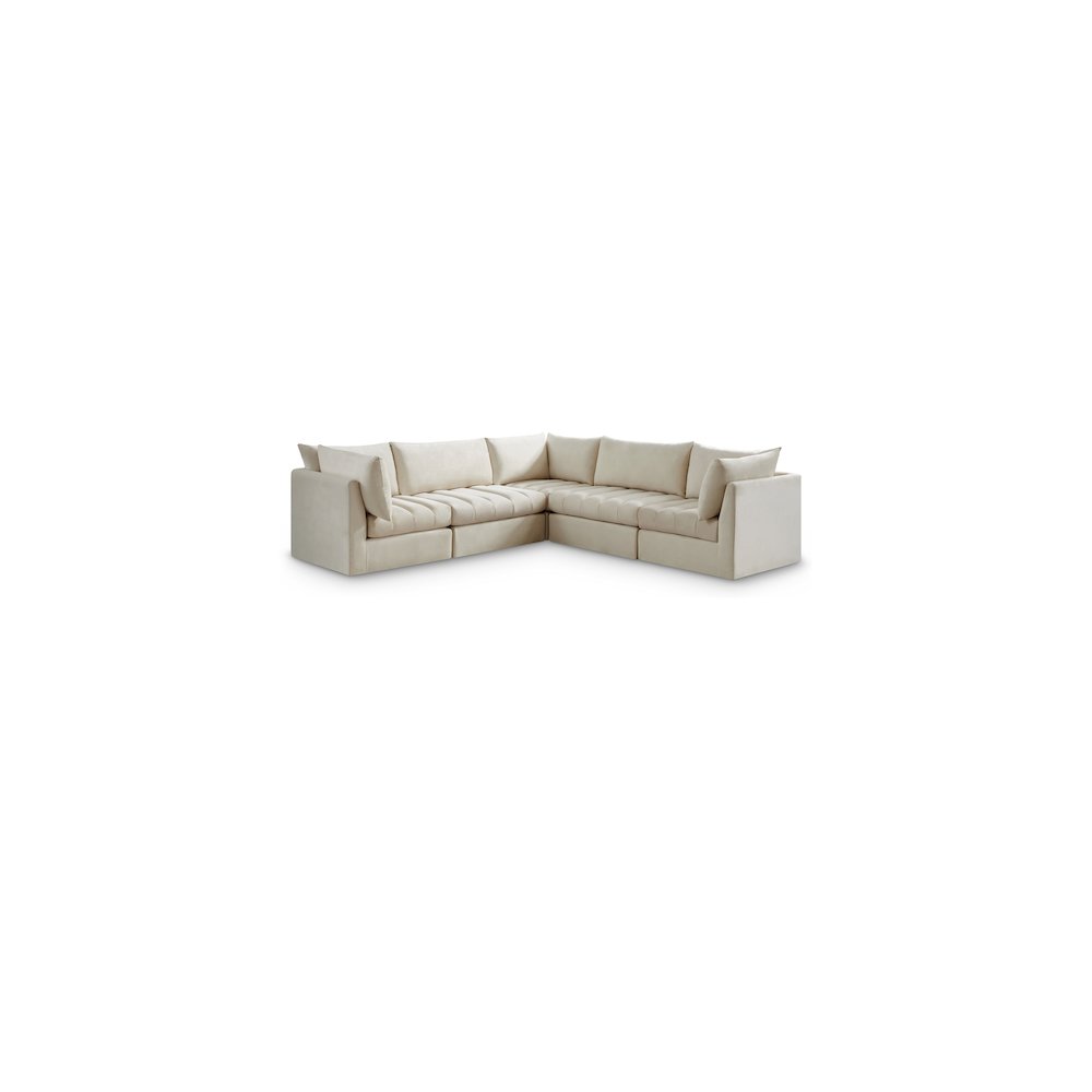 Jacob Cream Velvet Modular Sectional