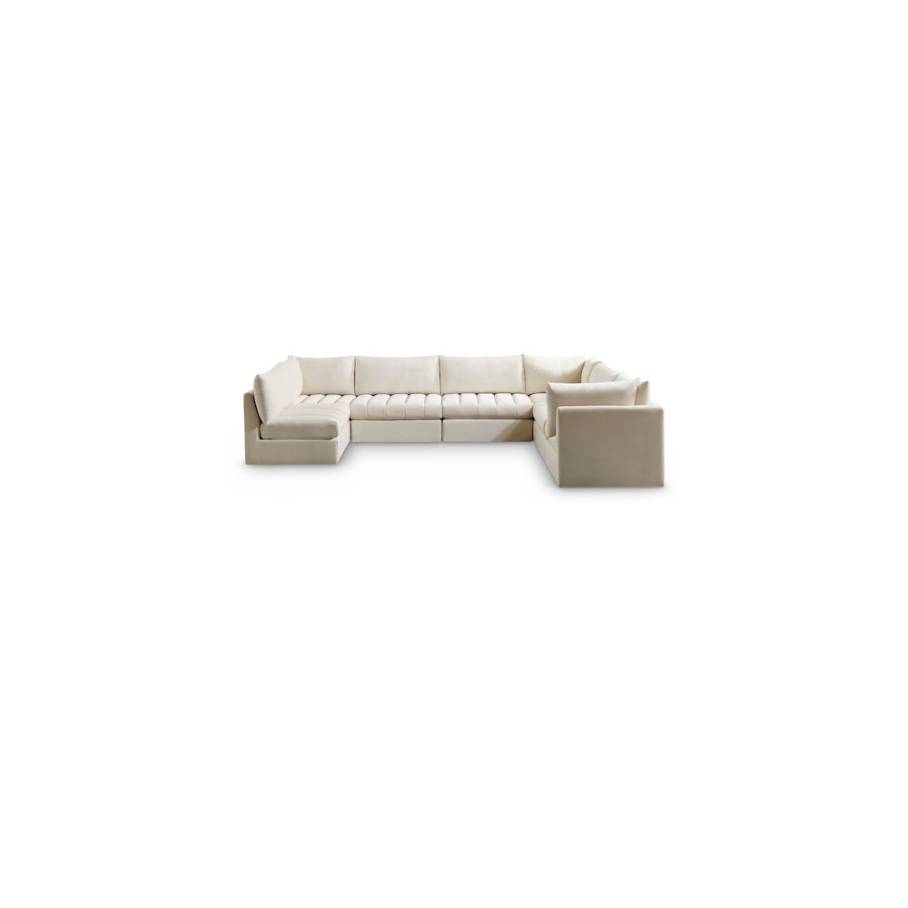 Jacob Cream Velvet Modular Sectional