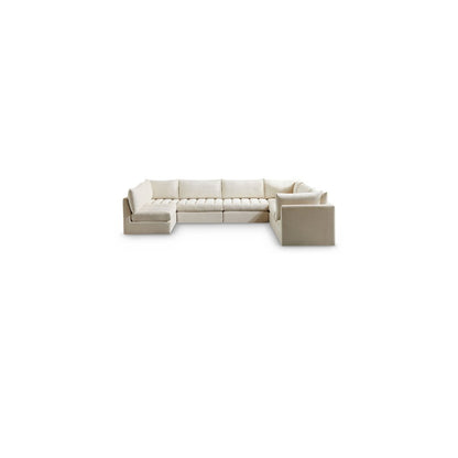 Jacob Cream Velvet Modular Sectional