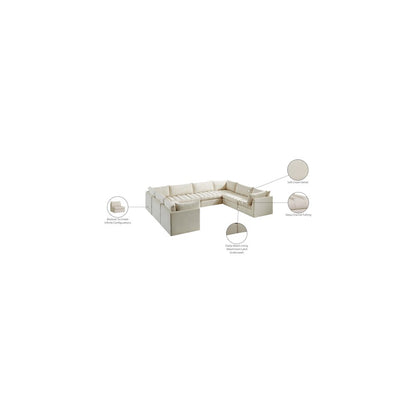 Jacob Cream Velvet Modular Sectional