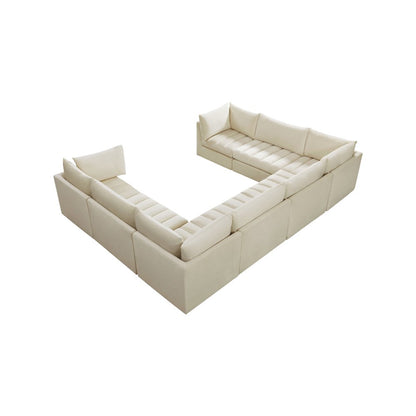 Jacob Cream Velvet Modular Sectional