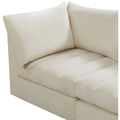 Jacob Cream Velvet Modular Sectional