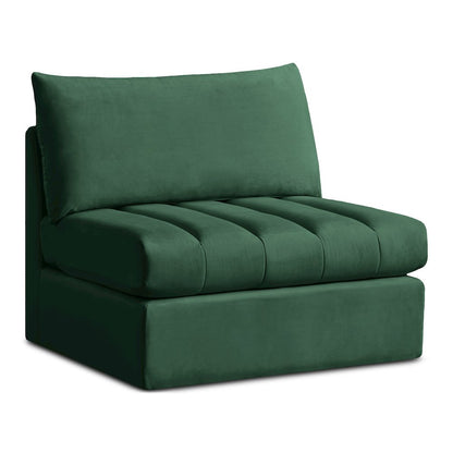 Jacob Green Velvet Armless