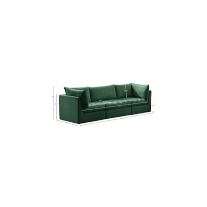Jacob Green Velvet Modular Sofa