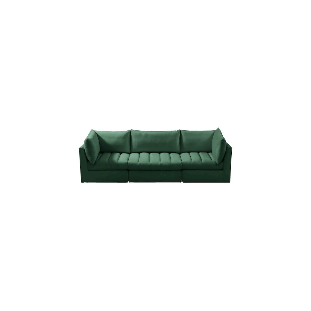 Jacob Green Velvet Modular Sofa