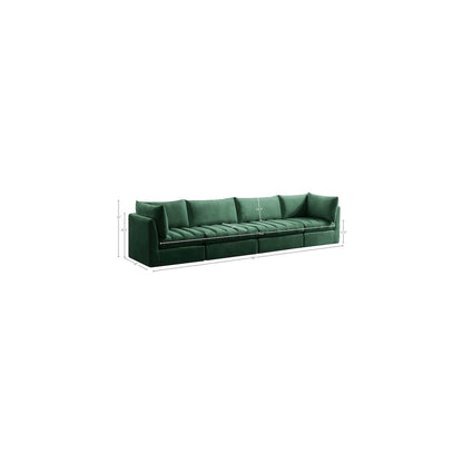 Jacob Green Velvet Modular Sofa