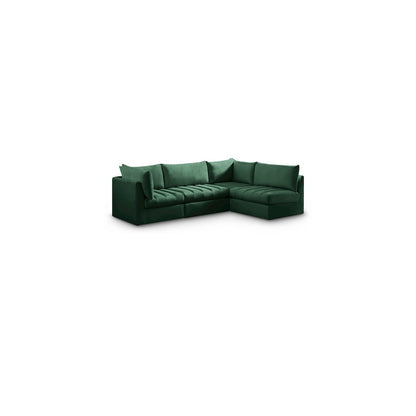 Jacob Green Velvet Modular Sectional