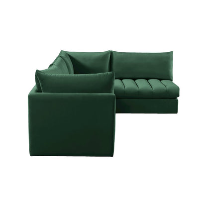 Jacob Green Velvet Modular Sectional