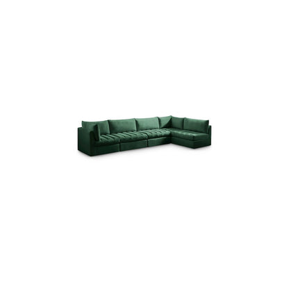 Jacob Green Velvet Modular Sectional
