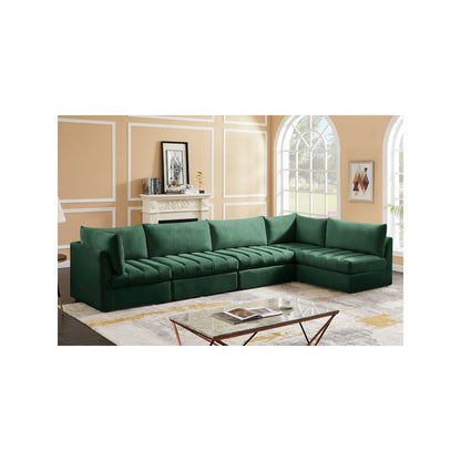 Jacob Green Velvet Modular Sectional