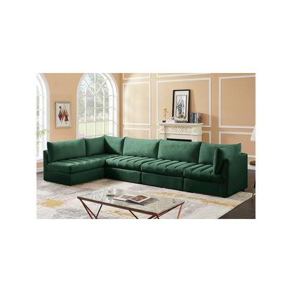 Jacob Green Velvet Modular Sectional