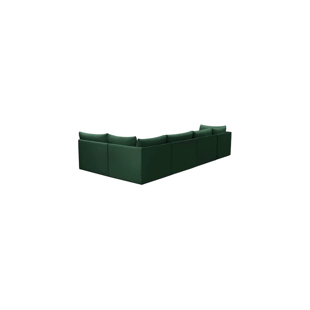 Jacob Green Velvet Modular Sectional