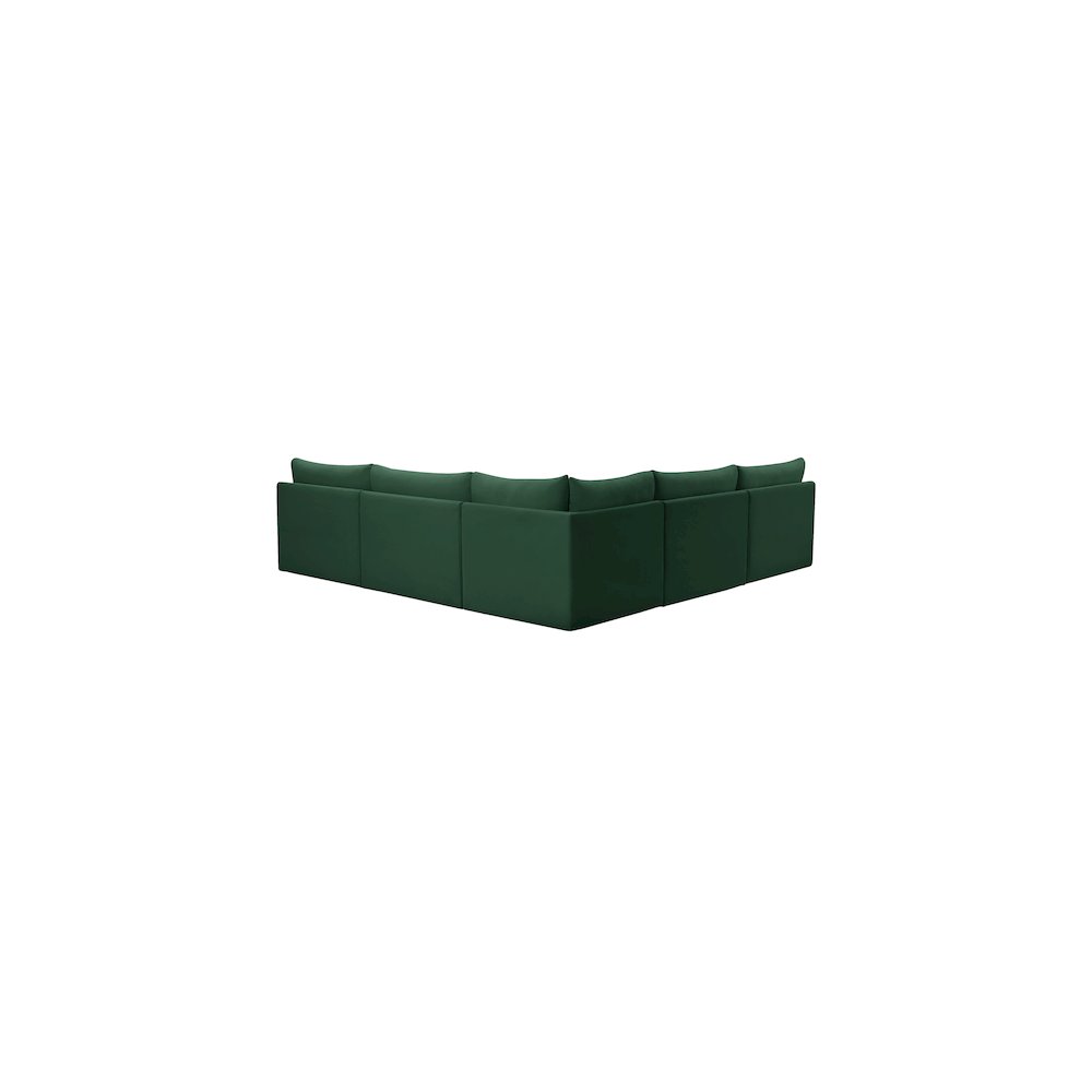 Jacob Green Velvet Modular Sectional