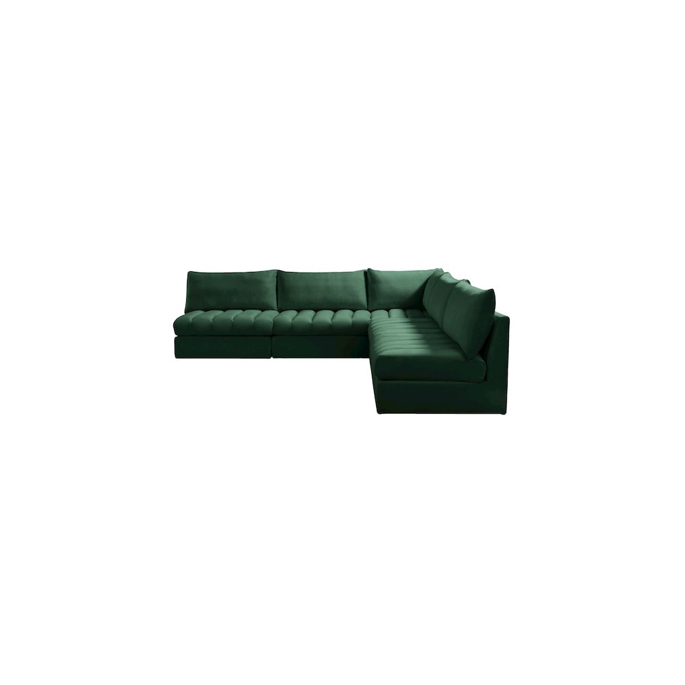 Jacob Green Velvet Modular Sectional
