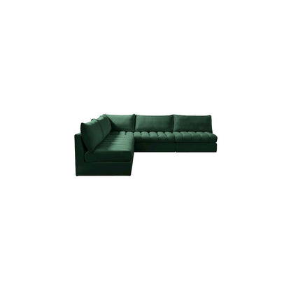 Jacob Green Velvet Modular Sectional