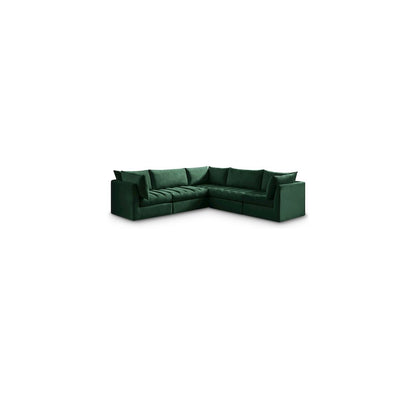 Jacob Green Velvet Modular Sectional