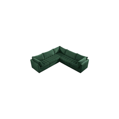Jacob Green Velvet Modular Sectional