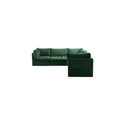 Jacob Green Velvet Modular Sectional