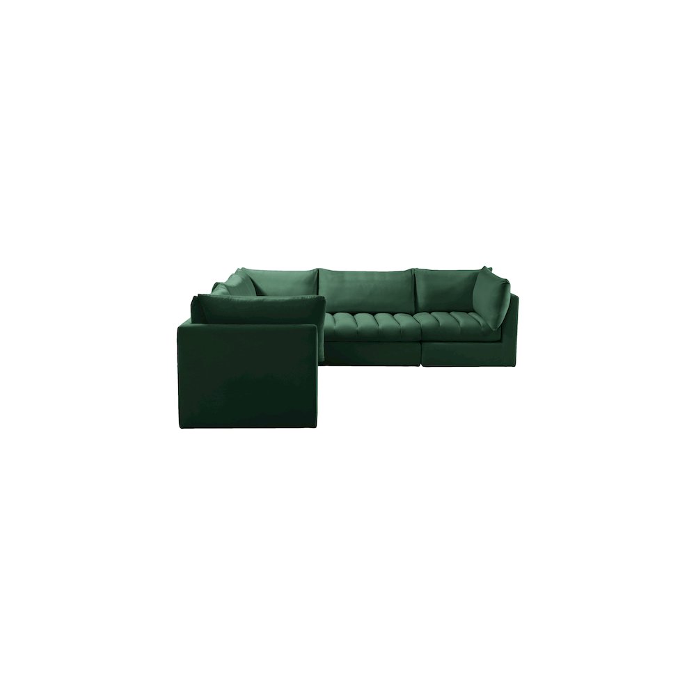 Jacob Green Velvet Modular Sectional