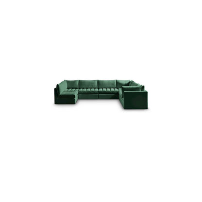 Jacob Green Velvet Modular Sectional