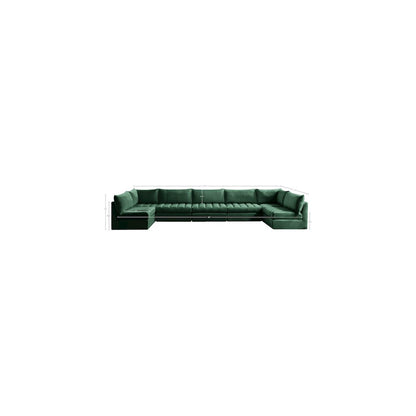 Jacob Green Velvet Modular Sectional