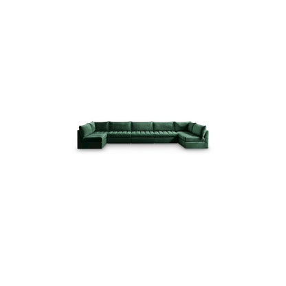 Jacob Green Velvet Modular Sectional