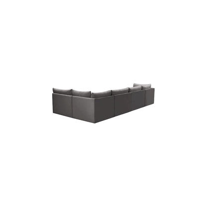 Jacob Grey Velvet Modular Sectional