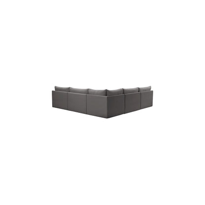 Jacob Grey Velvet Modular Sectional