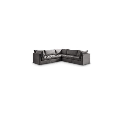 Jacob Grey Velvet Modular Sectional