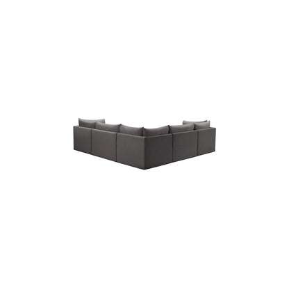 Jacob Grey Velvet Modular Sectional