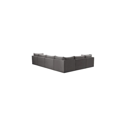 Jacob Grey Velvet Modular Sectional