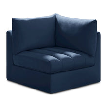 Jacob Navy Velvet Corner