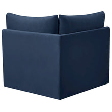 Jacob Navy Velvet Corner