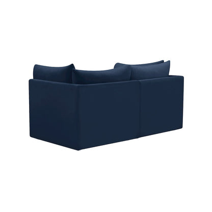 Jacob Navy Velvet Modular Sofa