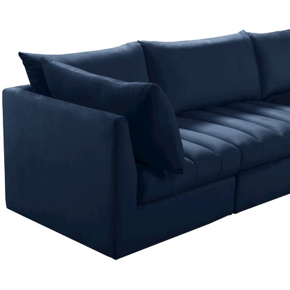 Jacob Navy Velvet Modular Sofa
