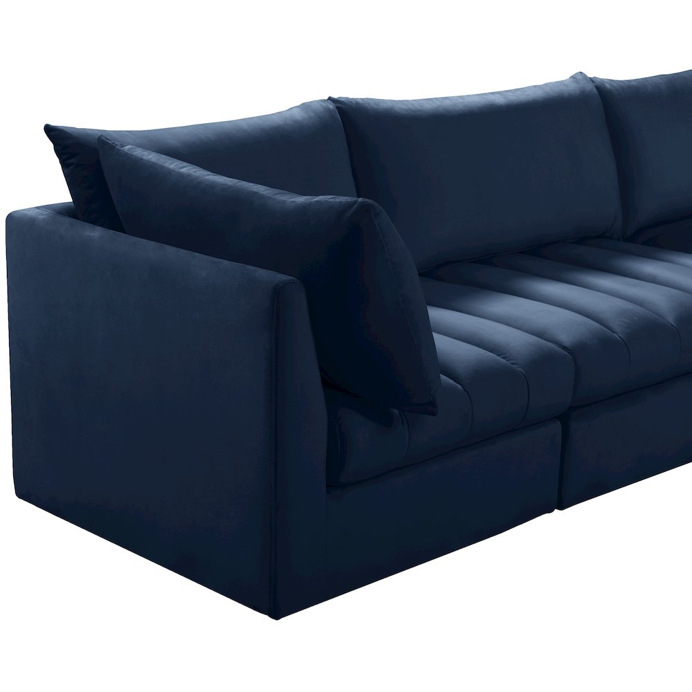 Jacob Navy Velvet Modular Sectional