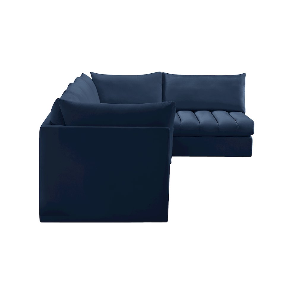 Jacob Navy Velvet Modular Sectional