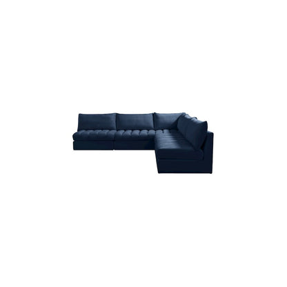 Jacob Navy Velvet Modular Sectional