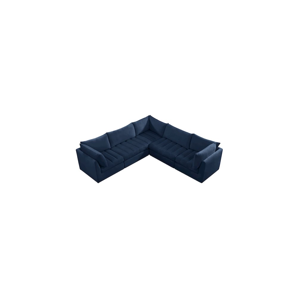Jacob Navy Velvet Modular Sectional