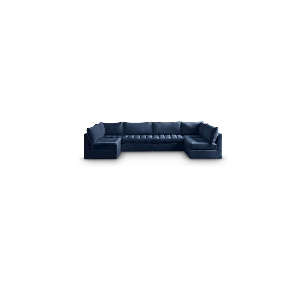 Jacob Navy Velvet Modular Sectional