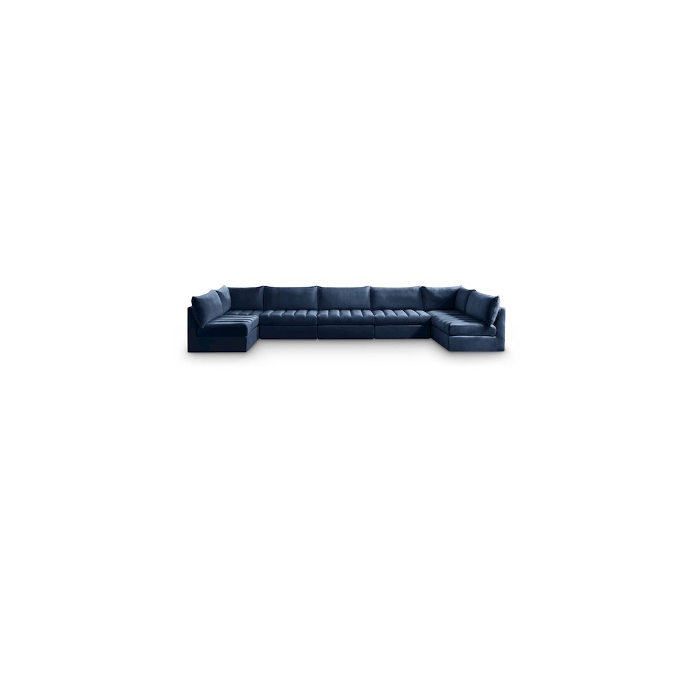 Jacob Navy Velvet Modular Sectional