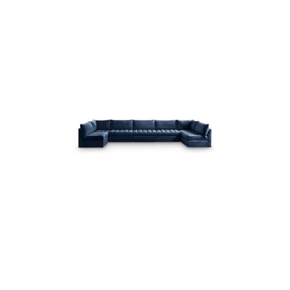 Jacob Navy Velvet Modular Sectional