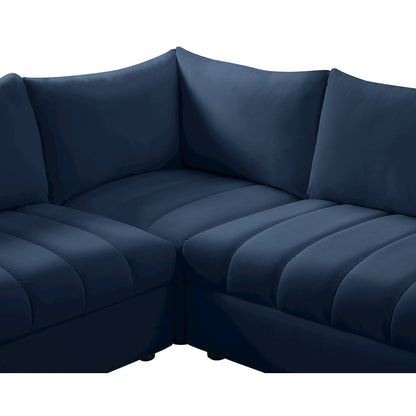 Jacob Navy Velvet Modular Sectional
