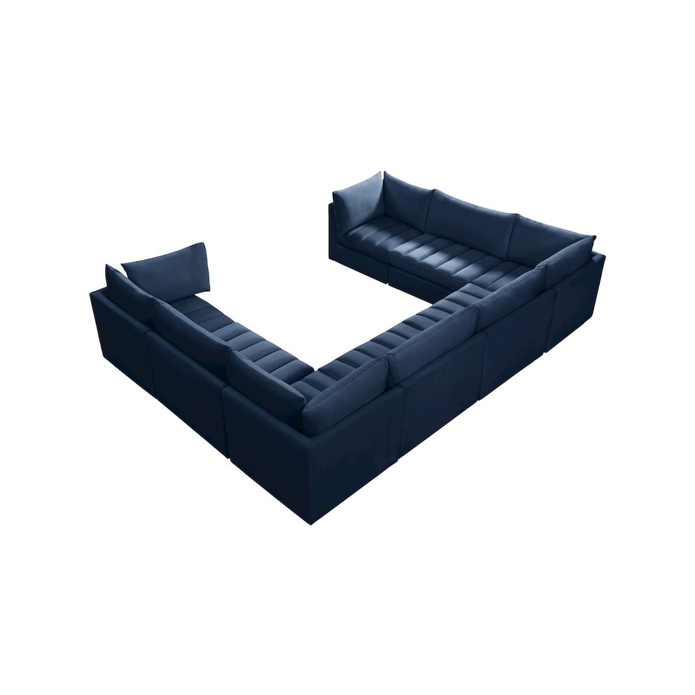 Jacob Navy Velvet Modular Sectional